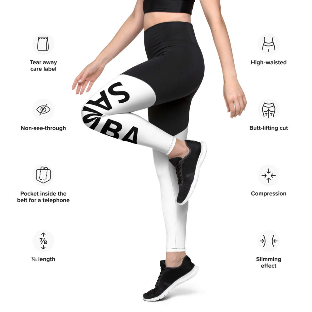 DKNY Sport Sumatra Printed High-Waist Leggings | High waisted leggings,  Clothes design, Leggings